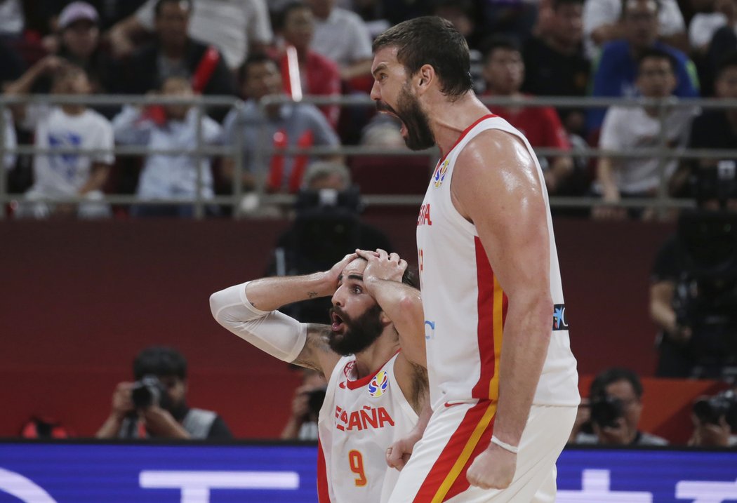 Hvězda španělské basketbalové reprezentace Marc Gasol