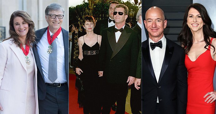 Gates v tom není sám: Přehled nejdražších rozvodů světa