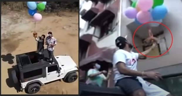 Týrání zvířete kvůli „lajkům“: YouTuber přivázal pejska k balónkům a poslal ho do nebe!