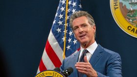 Demokratický senátor Gavin Newsom