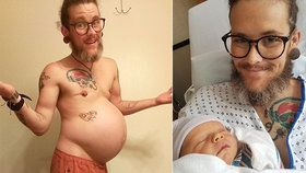 Muž (28) procházel změnou pohlaví, během ní otěhotněl a porodil syna
