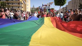 Gay pride jsou oblíbené po celém světě.