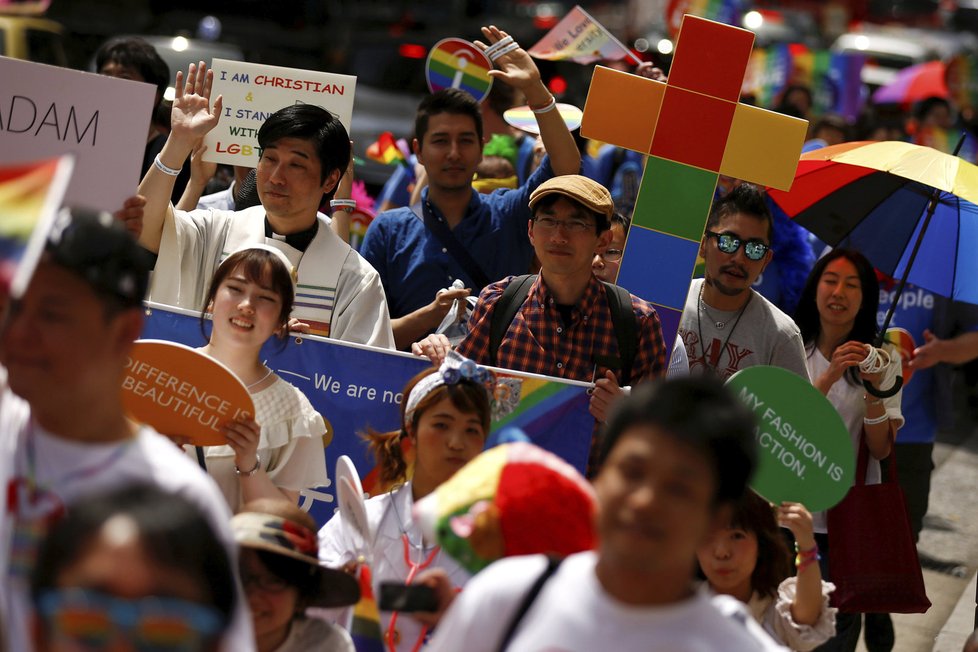 Gay pride jsou oblíbené po celém světě.