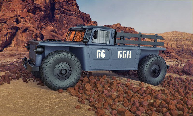 GAZ-66 Custom Pick-up