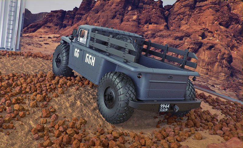 GAZ-66 Custom Pick-up