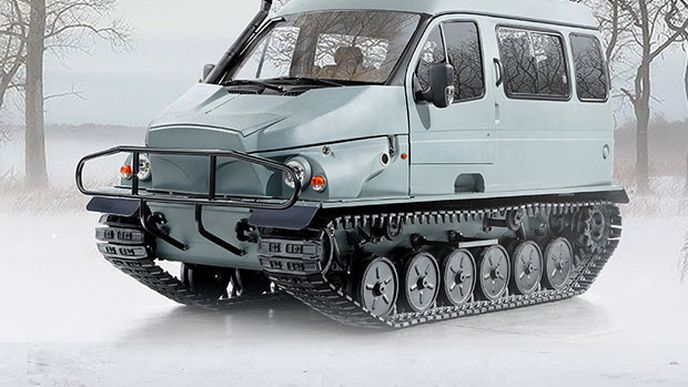 Ruský GAZ zkřížil dodávku, tank a člun. A vznikl Bobr. Jezdí i v Česku! Ruský GAZ zkřížil dodávku, tank a člun. A vznikl Bobr. Jezdí i v Česku!