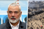Šéf Hamásu Haníja a Pásmo Gazy.