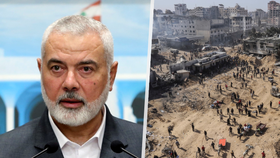 Šéf Hamásu Haníja a Pásmo Gazy.