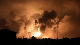 Severní Pásmo Gazy po ostřelování Izraelem (27. 10. 2023)