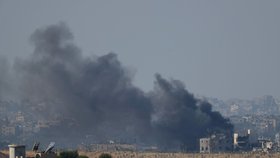Kouř nad Gazou (1. 12. 2023)