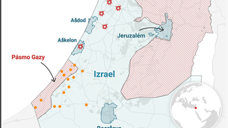 Izrael a Pásmo Gazy: Mapa války a historie konfliktů