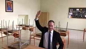 Petr Gazdík ve třídě