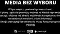 Začerněné stránky opozičního deníku Gazeta Wyborcza