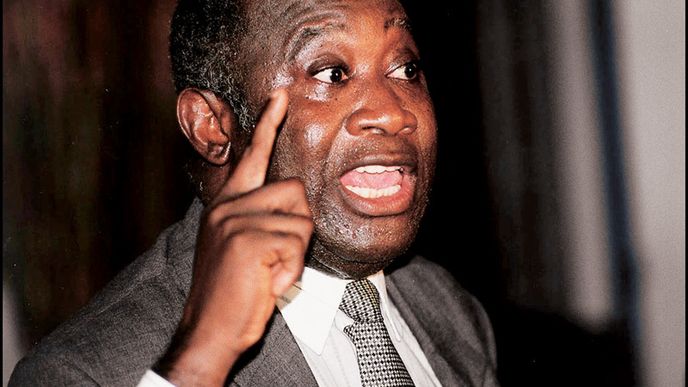 Laurent Gbagbo v prosinci 1999, kdy ještě nebyl považován za diktátora Pobřeží slonoviny