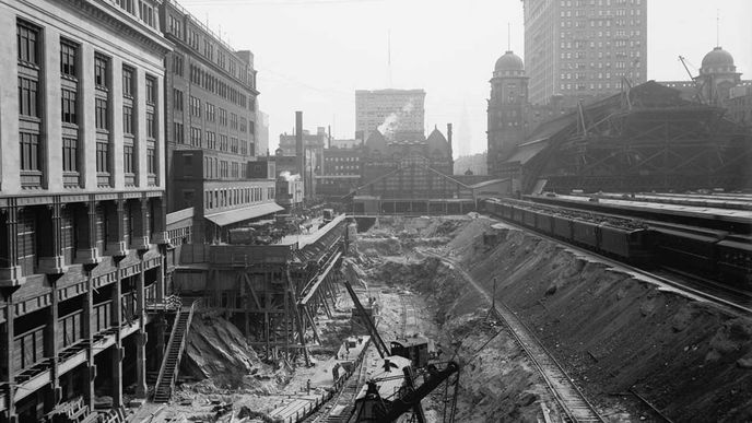 Grand Central Station v newyorském Manhattanu na unikátních snímcích