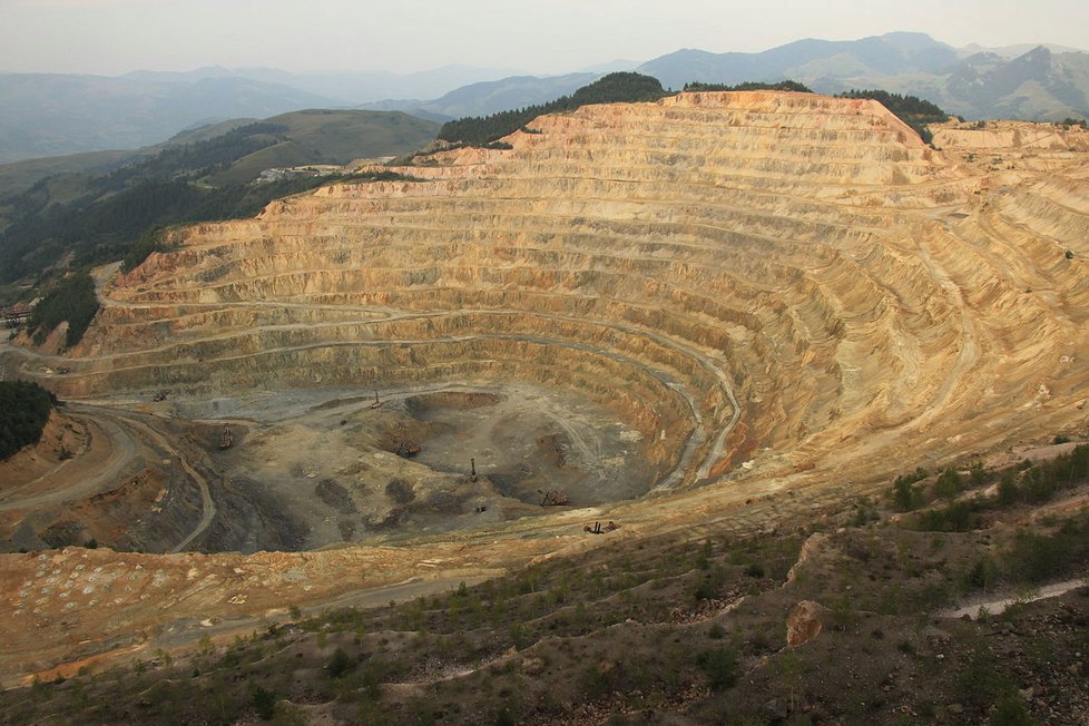 Rumunský důl Roșia Poieni