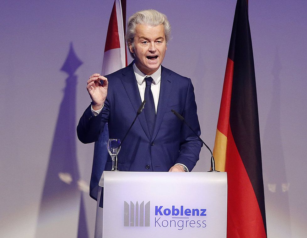 Geert Wilders, předseda Strany pro svobodu