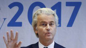 Geert Wilders, předseda Strany pro svobodu