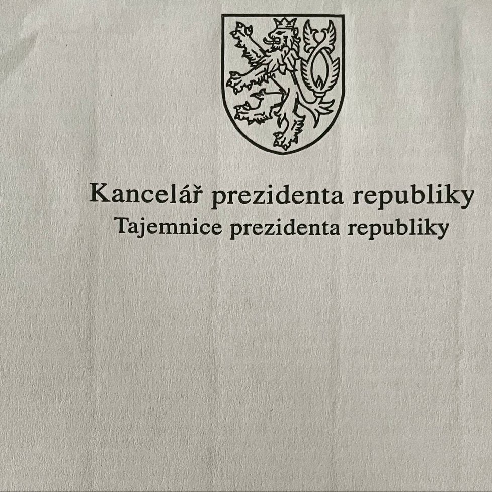 Aňa Geislerová zveřejnila dopis, který dostala od tajemnice bývalého prezidenta ČR Václava Havla.