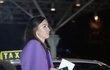 Lucie Gelemová u hotelu Hilton, kde strávila noc s novým mužem. Lucie Gelemová u hotelu Hilton, kde strávila noc s novým mužem.