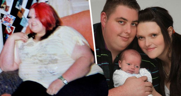 Gemma zhubla přes 150 kg a porodila zdravého chlapečka