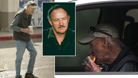 Oscarový herec Gene Hackman si ve svých 93 letech dojel na benzinku pro oběd.