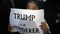Protest proti Donaldu Trumpovi poté, co Američané zabili íránského elitního generála Solejmáního
