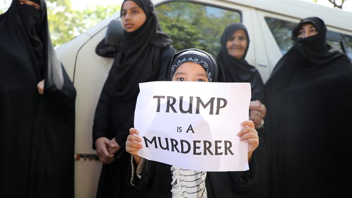 Protest proti Donaldu Trumpovi