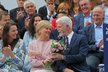 Generál Petr Pavel s manželkou Evou na zahájení prezidentské kampaně (6.9.2022)