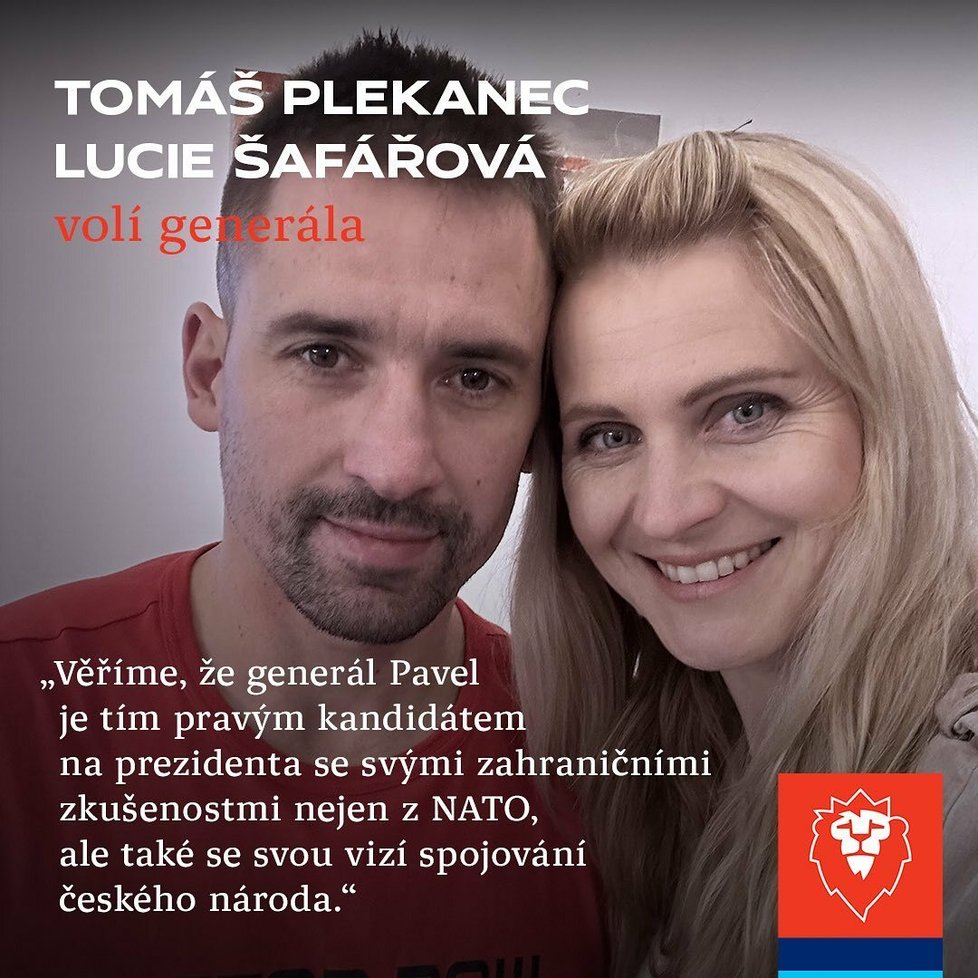Tomáš Plekanec a Lucie Šafářová