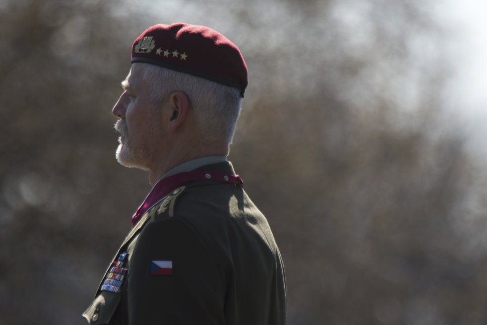 Generál Petr Pavel při předávání vyznamenání Legion of Merit ve Washingtonu