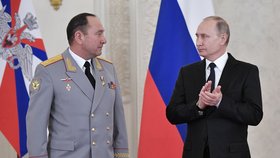 Gennadij Židko a Vladimir Putin