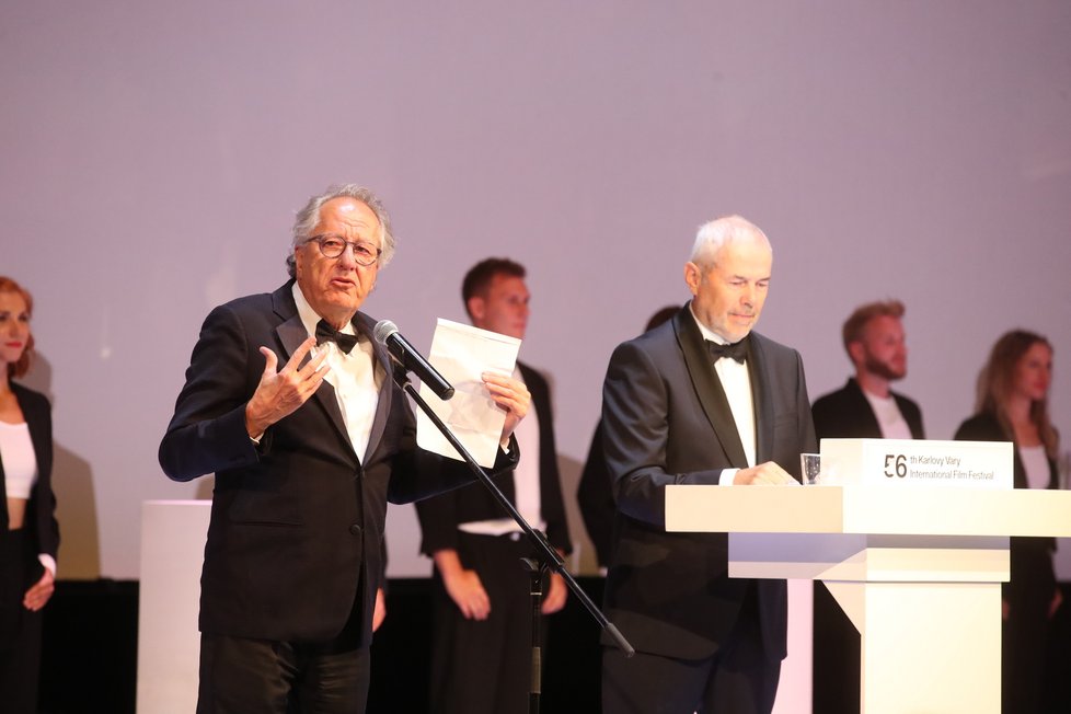 Slavnostní zakončení KVIFF 2022 - Geoffrey Rush