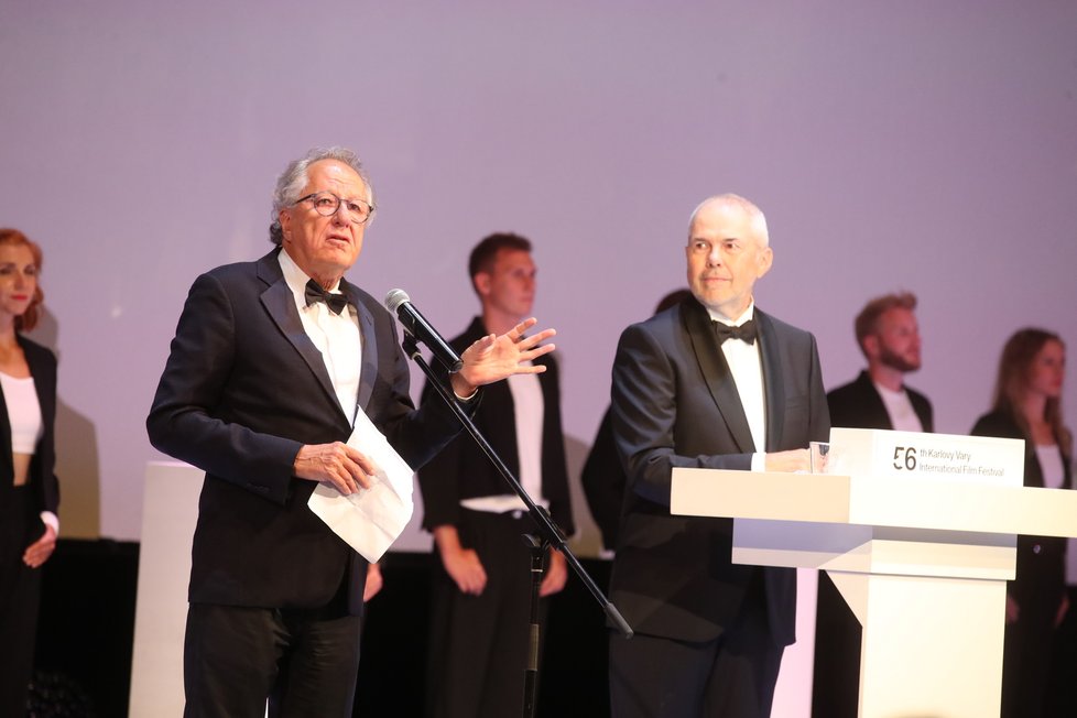 Slavnostní zakončení KVIFF 2022 - Geoffrey Rush