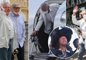 Do Karlových Varů přiletěl australský herec Geoffrey Rush