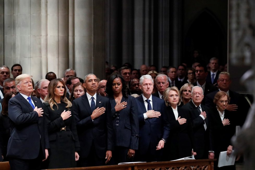 Pohřeb amerického prezidenta George Bushe staršího (5.12.2018)