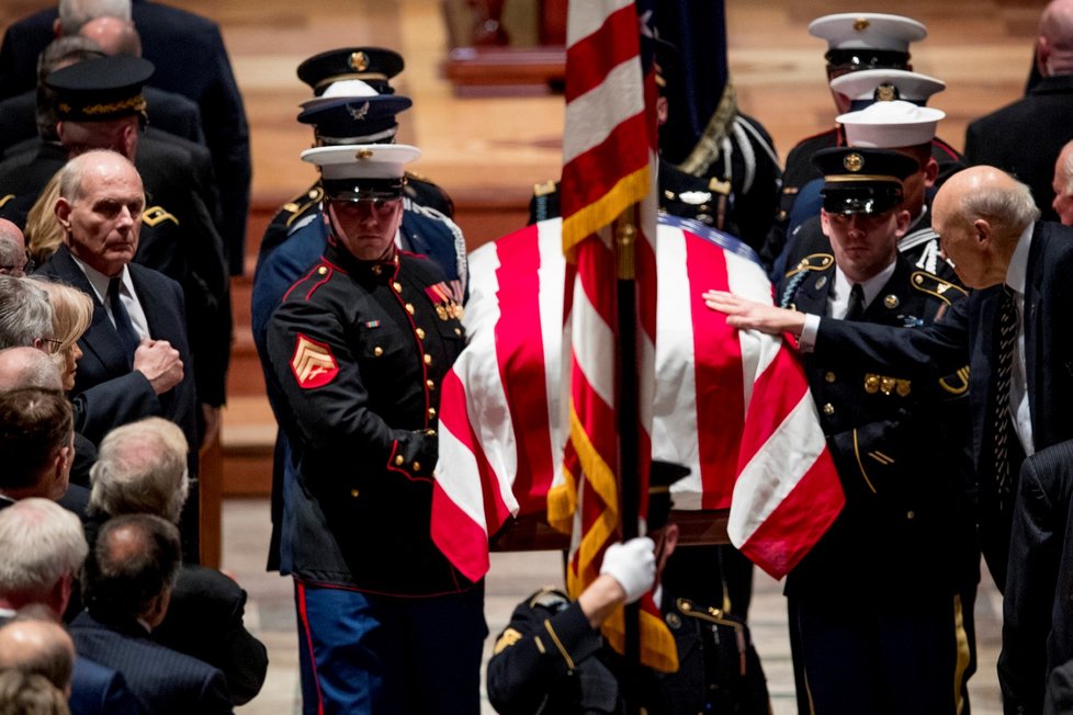 Pohřeb amerického prezidenta George Bushe staršího (5. 12. 2018)