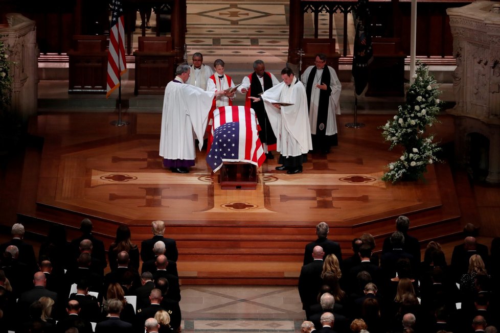 Pohřeb amerického prezidenta George Bushe staršího (5. 12. 2018)