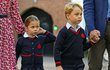 Princ George a princezna Charlotte se nyní jako většina dětí učí doma. Na vině je pandemie koronaviru.