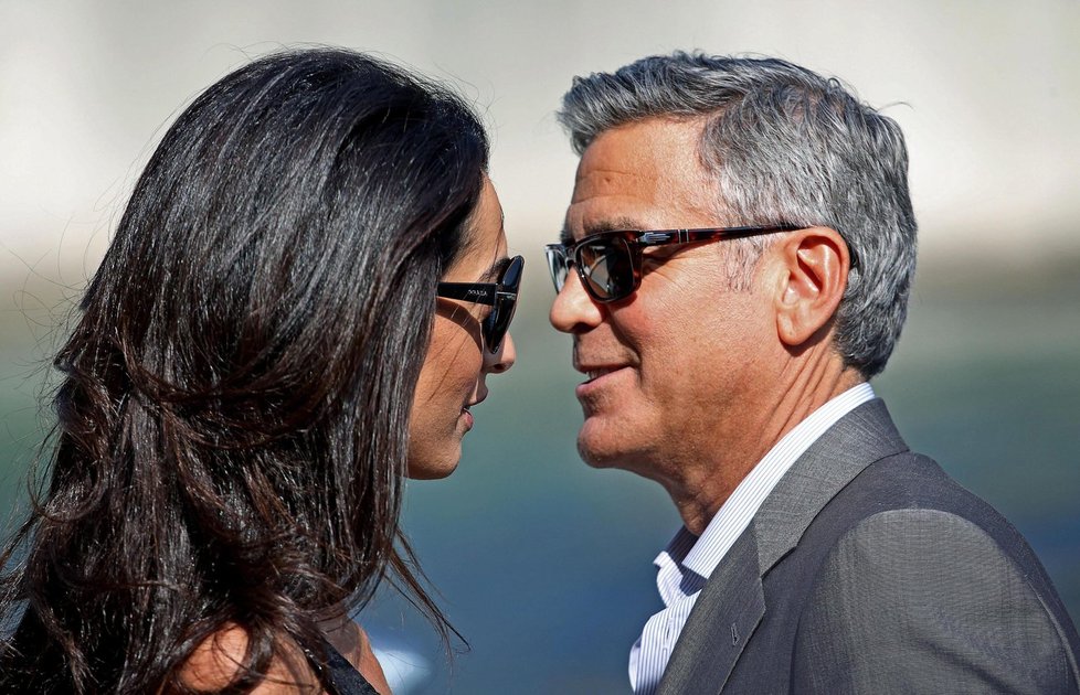 Clooney se svou  Amal