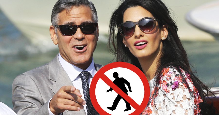 Pryč od mých dveří! Vzkazuje George Clooney pod pohrůžkou vysoké pokuty