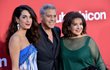 George Clooney s manželkou Amal a tchyní