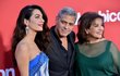 George Clooney s manželkou Amal a její maminkou Bariou Alamuddin