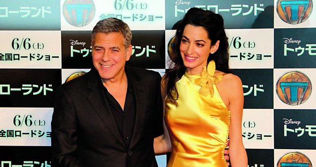 George Clooney a jeho Amal