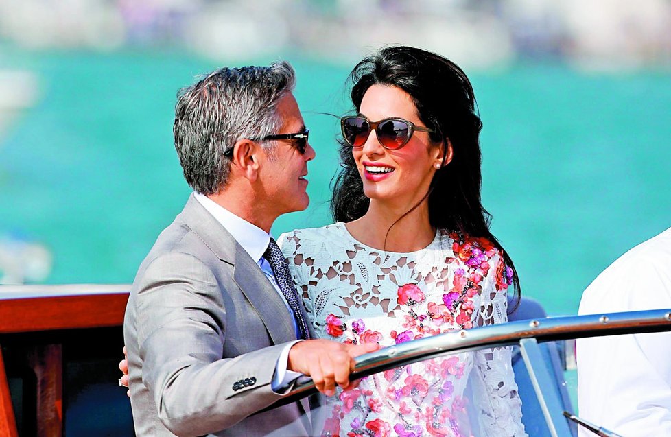 Amal Clooney a George Clooney