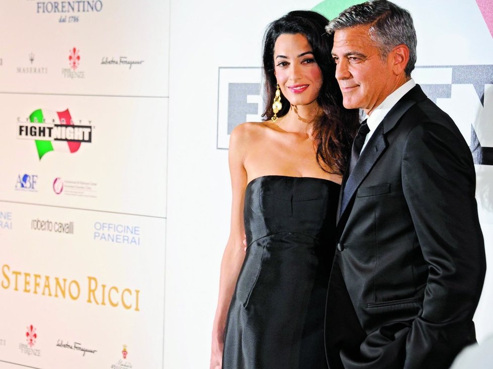 George Clooney a jeho Amal