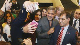 George Clooney v Arménii