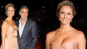 Stacy Keibler zastínila svou krásou přítele George Clooneyho