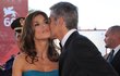 George Clooney a Elisabetta Canalis.