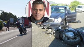 Dramatické detaily nehody George Clooneyho: Držel se za hlavu a křičel!